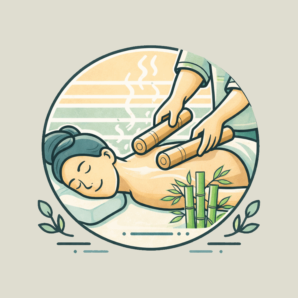 Bambusmassage – Massage mit warmen Bambusstäben