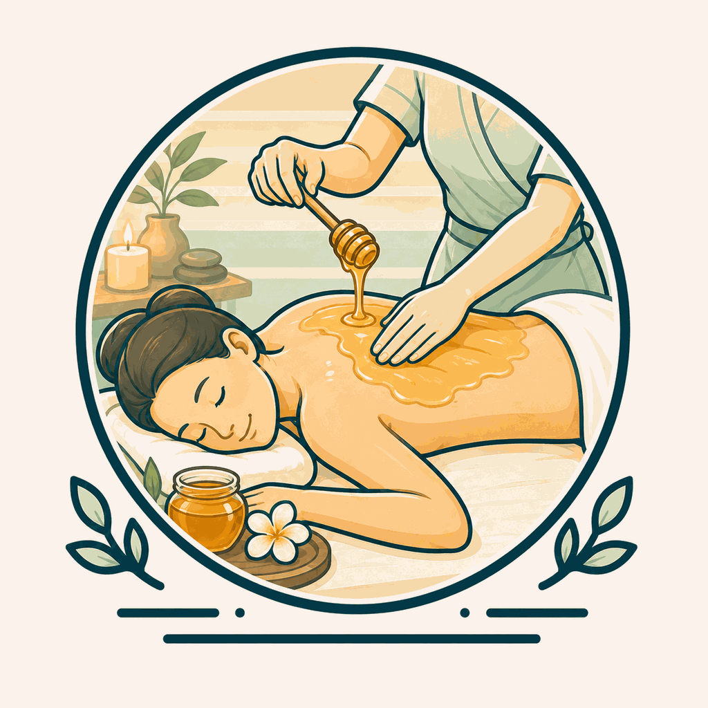 Honigmassage – Wellness mit warmem Honig